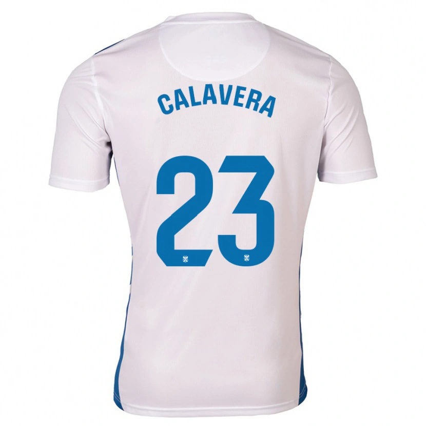 Danxen Criança Camisola Josep Calavera #23 Branco Azul Principal 2025/26 Camisa Brasil