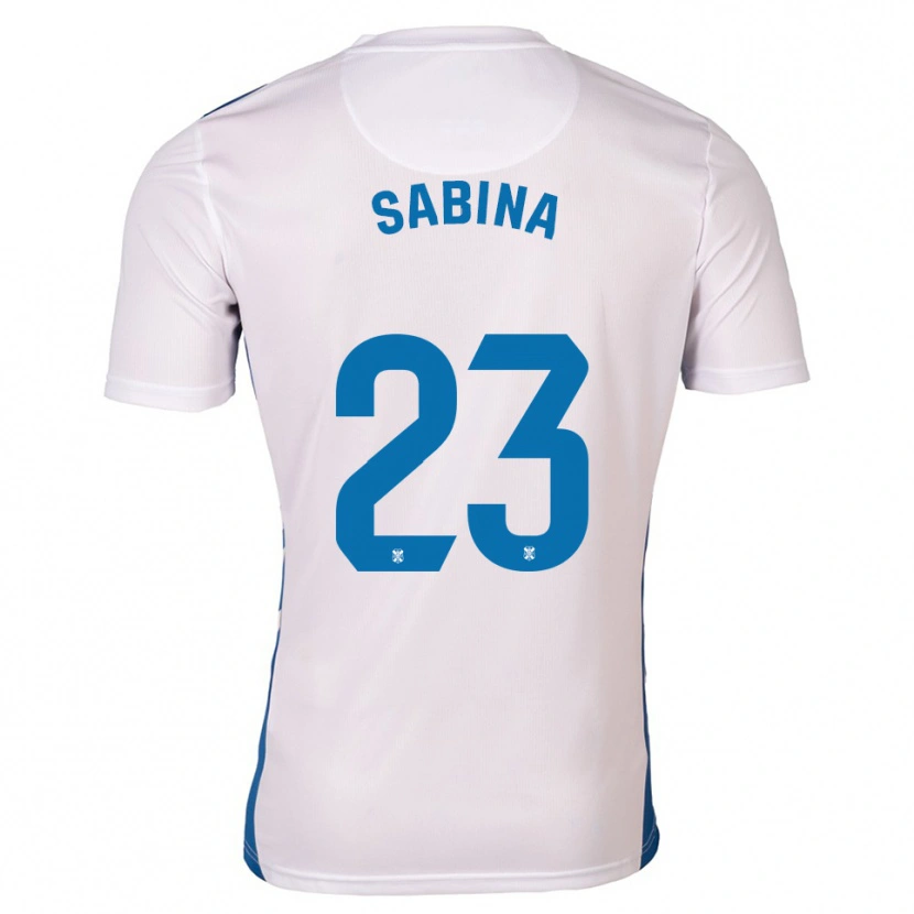 Danxen Criança Camisola Fran Sabina #23 Branco Azul Principal 2025/26 Camisa Brasil