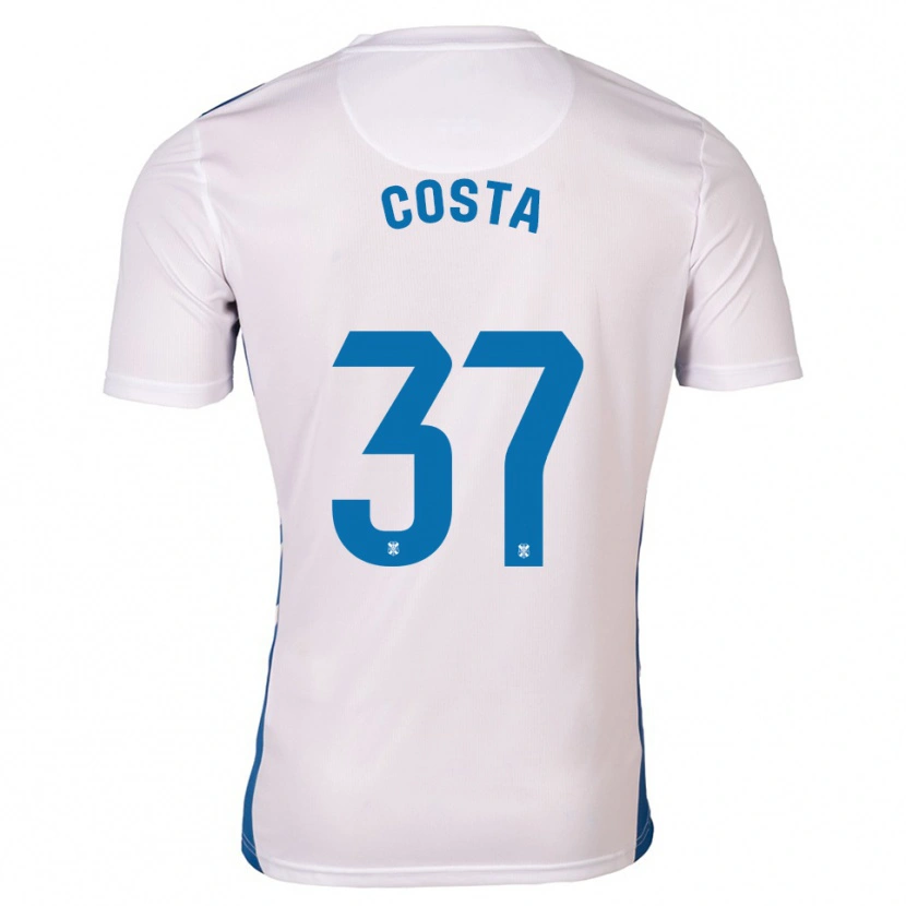 Danxen Criança Camisola Mauro Costa #37 Branco Azul Principal 2025/26 Camisa Brasil