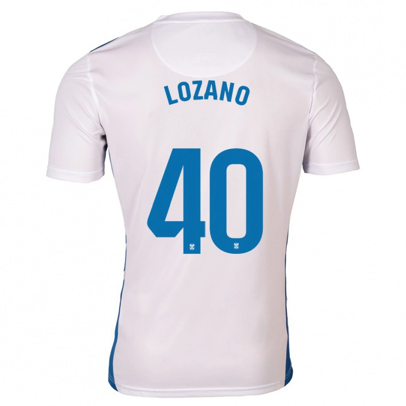 Danxen Criança Camisola Gabriel Lozano #40 Branco Azul Principal 2025/26 Camisa Brasil