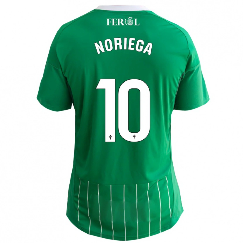 Danxen Criança Camisola Jairo Noriega #10 Verde Branco Principal 2025/26 Camisa Brasil