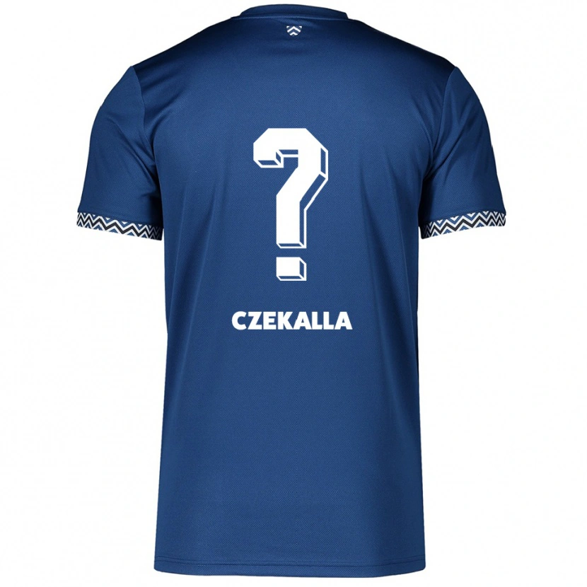 Danxen Criança Camisola Till-Simon Czekalla #0 Azul Marinho Branco Principal 2025/26 Camisa Brasil