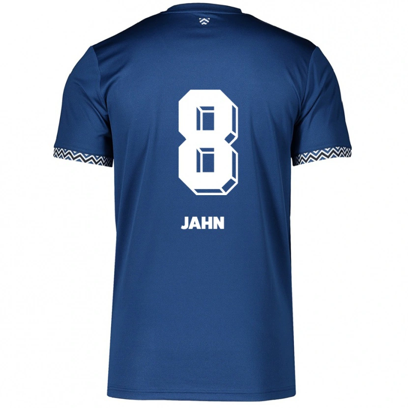 Danxen Criança Camisola Pamela Jahn #8 Azul Marinho Branco Principal 2025/26 Camisa Brasil