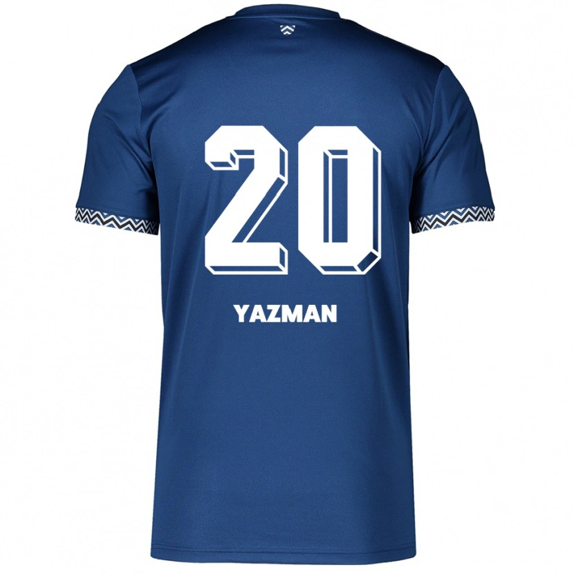 Danxen Criança Camisola Onur Yazman #20 Azul Marinho Branco Principal 2025/26 Camisa Brasil
