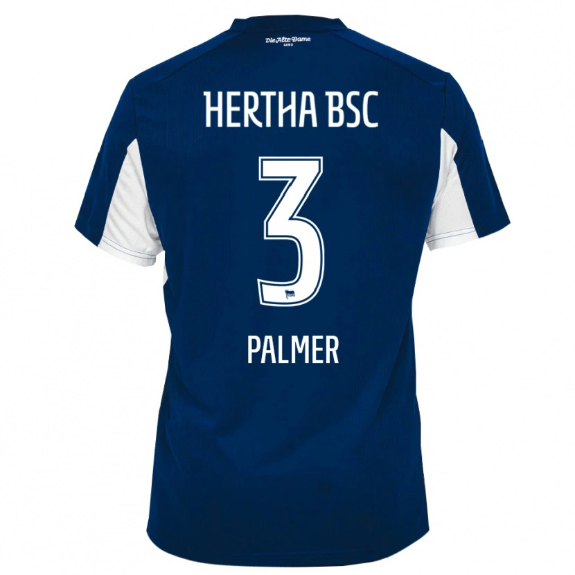 Danxen Criança Camisola Nelly Palmer #3 Branco Azul Principal 2025/26 Camisa Brasil