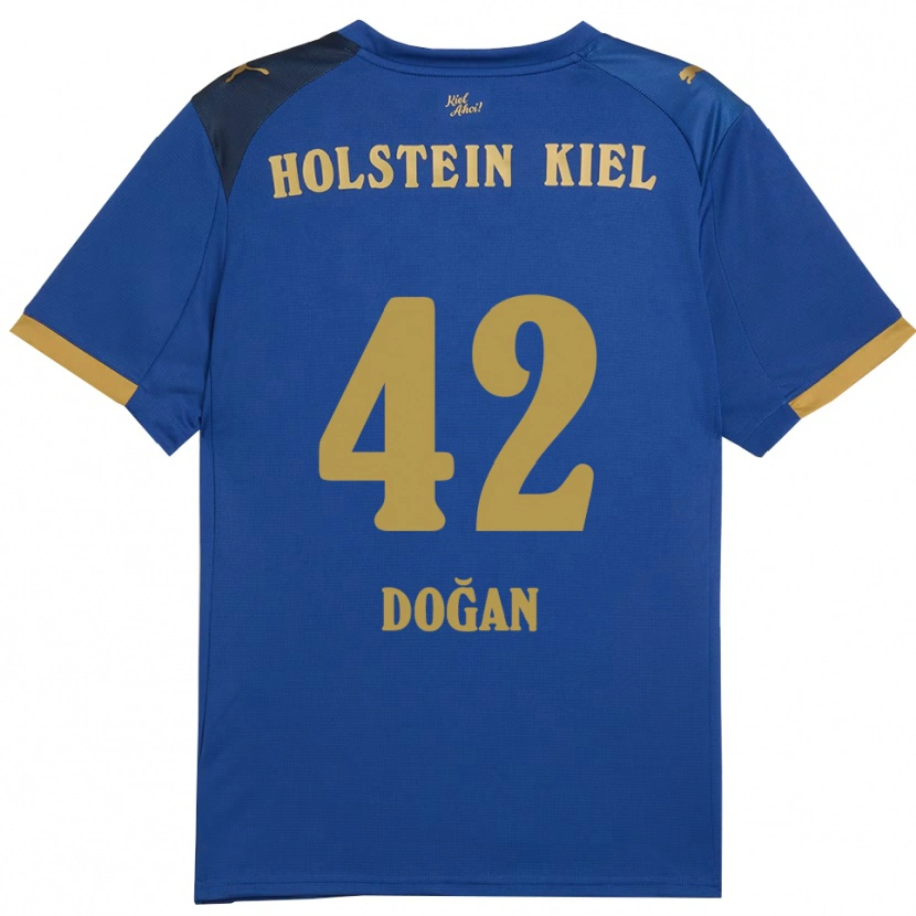 Danxen Criança Camisola Tyler Doğan #42 Azul Dourado Principal 2025/26 Camisa Brasil