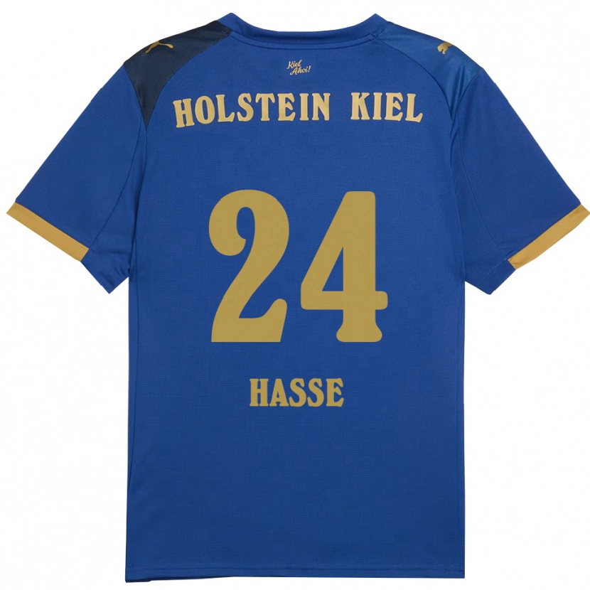 Danxen Criança Camisola Kira Hasse #24 Azul Dourado Principal 2025/26 Camisa Brasil