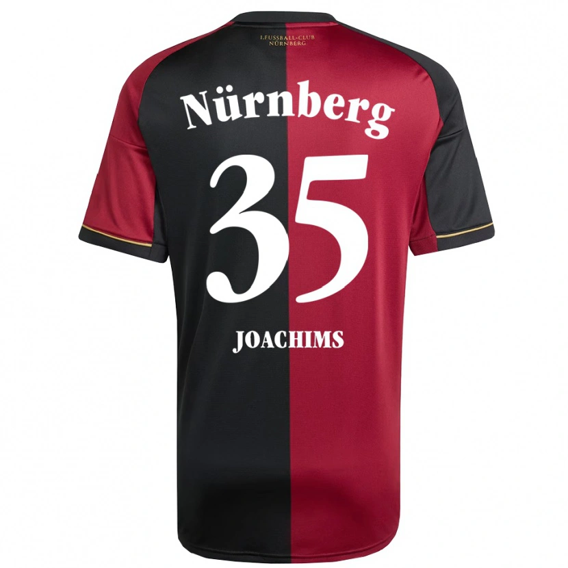 Danxen Criança Camisola Simon Joachims #35 Borgonha Preto Principal 2025/26 Camisa Brasil