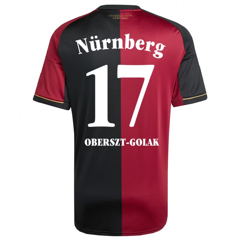 Danxen Criança Camisola Karol Oberszt-Golak #17 Borgonha Preto Principal 2025/26 Camisa Brasil