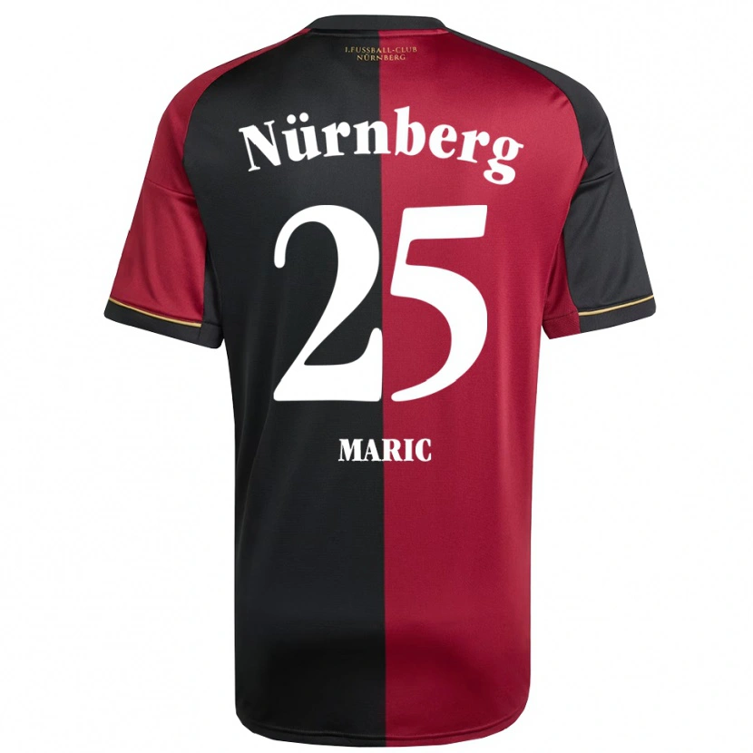 Danxen Criança Camisola Luka Maric #25 Borgonha Preto Principal 2025/26 Camisa Brasil