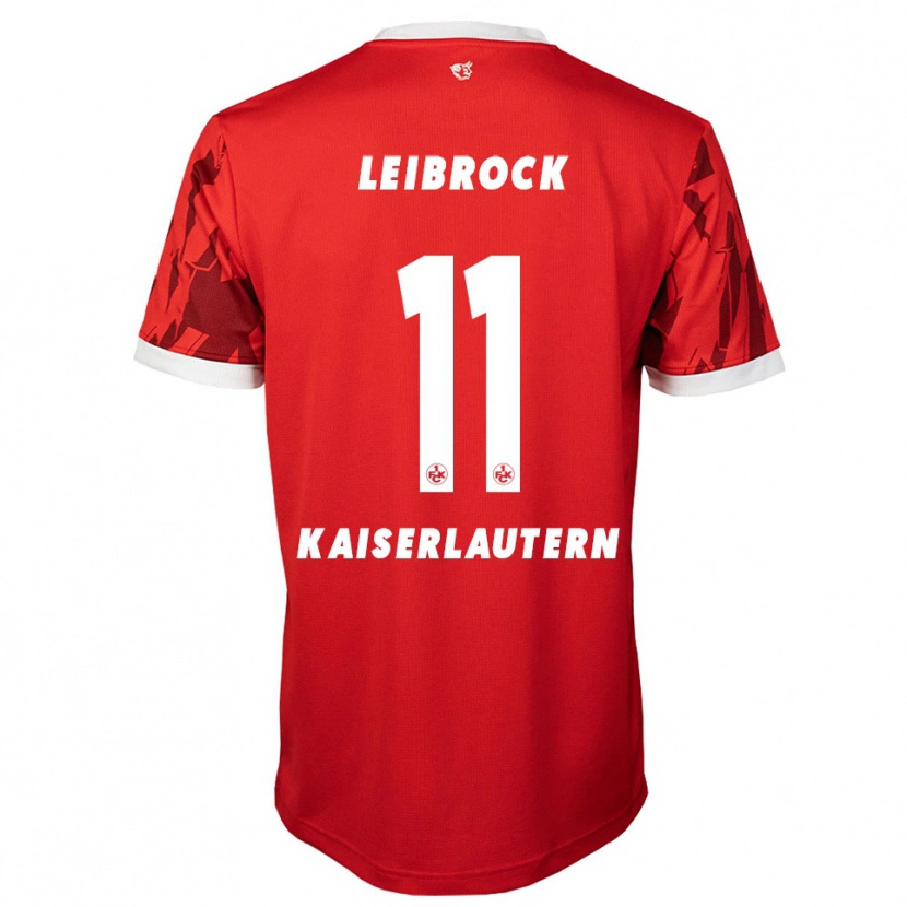 Danxen Criança Camisola Lucas Leibrock #11 Vermelho Branco Principal 2025/26 Camisa Brasil