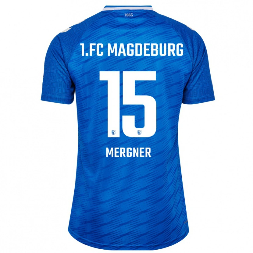 Danxen Criança Camisola Leon Mergner #15 Azul Branco Principal 2025/26 Camisa Brasil