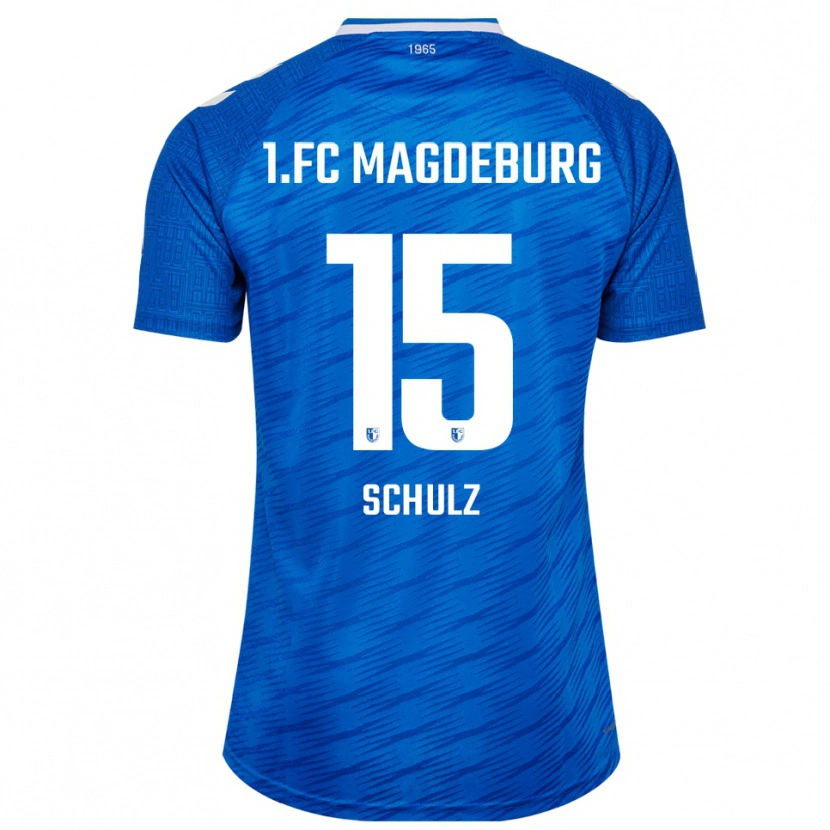 Danxen Criança Camisola Yona Schulz #15 Azul Branco Principal 2025/26 Camisa Brasil