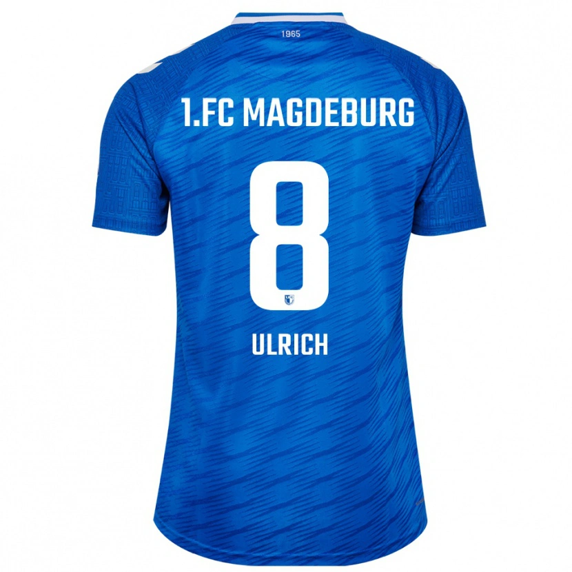 Danxen Criança Camisola Laurin Ulrich #8 Azul Branco Principal 2025/26 Camisa Brasil