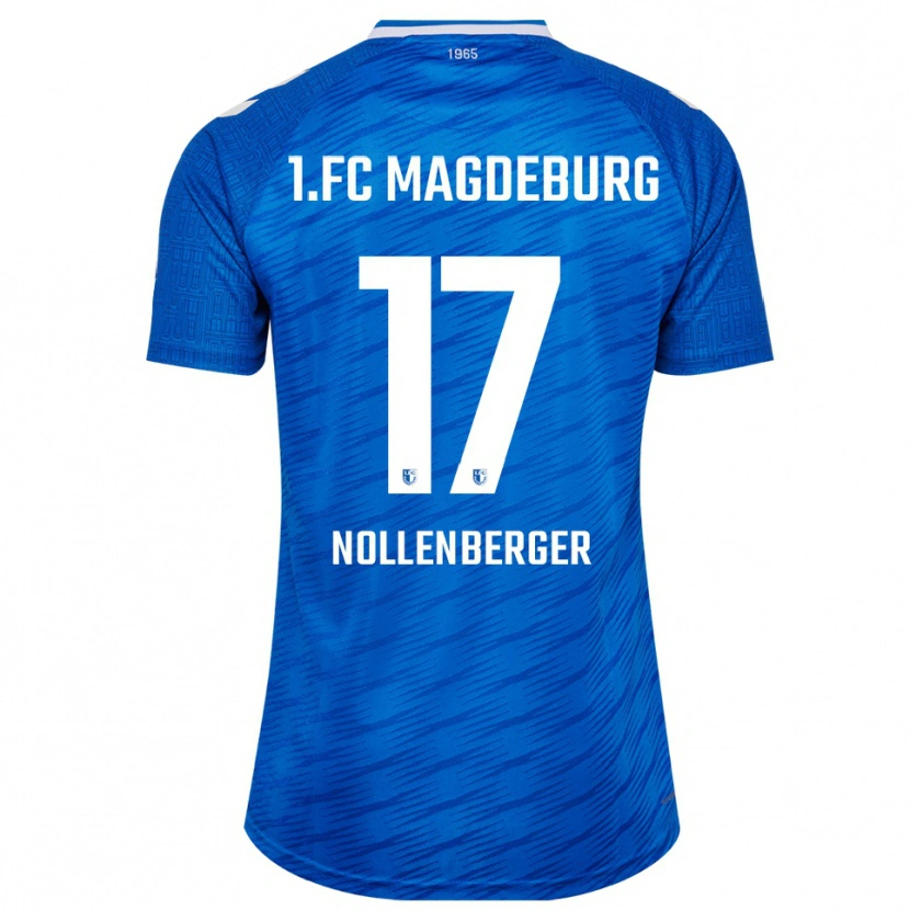 Danxen Criança Camisola Alexander Nollenberger #17 Azul Branco Principal 2025/26 Camisa Brasil