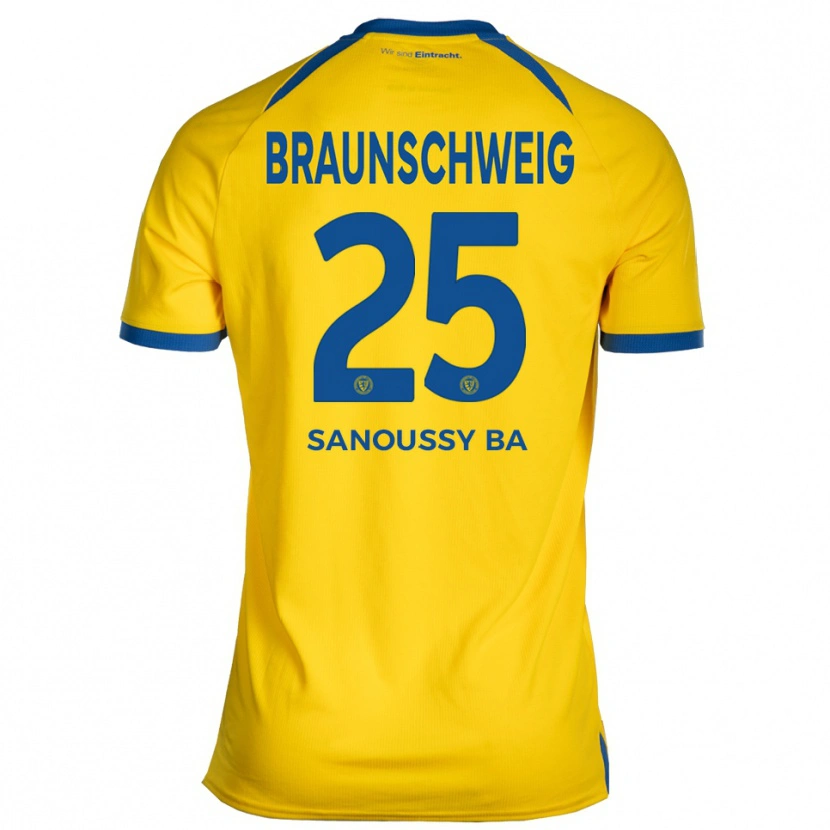 Danxen Criança Camisola Sanoussy Ba #25 Amarelo Azul Principal 2025/26 Camisa Brasil