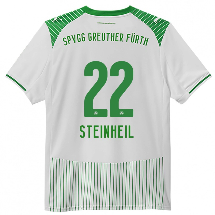 Danxen Criança Camisola Melvin Steinheil #22 Branco Verde Principal 2025/26 Camisa Brasil