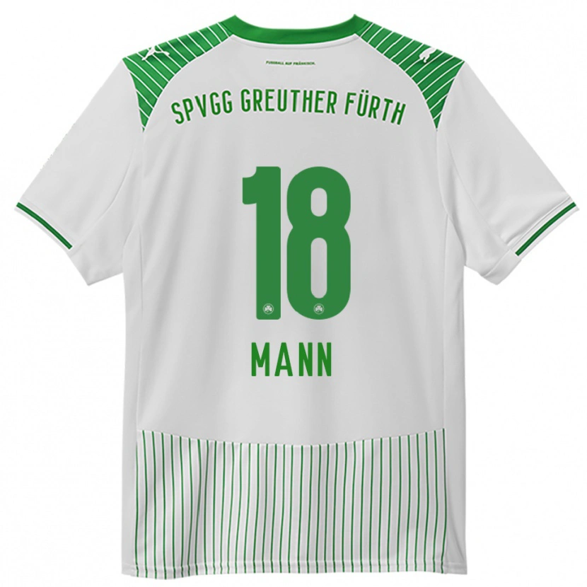 Danxen Criança Camisola Silas Mann #18 Branco Verde Principal 2025/26 Camisa Brasil