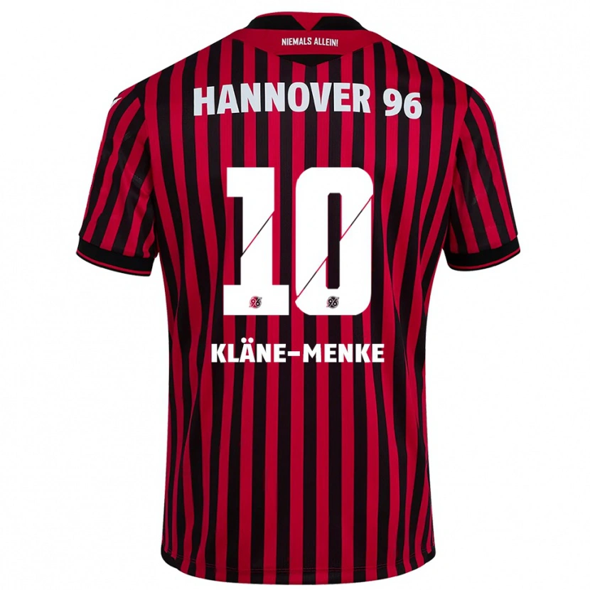 Danxen Criança Camisola Pirmin Kläne-Menke #10 Vermelho Preto Principal 2025/26 Camisa Brasil
