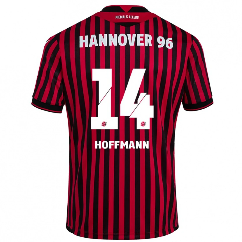 Danxen Criança Camisola Mika Hoffmann #14 Vermelho Preto Principal 2025/26 Camisa Brasil