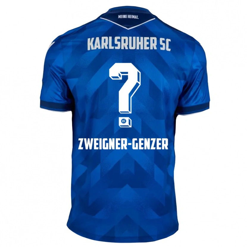 Danxen Criança Camisola Melissa Zweigner-Genzer #0 Azul Branco Principal 2025/26 Camisa Brasil