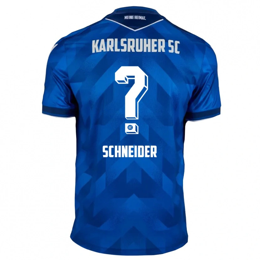 Danxen Criança Camisola Nadja Schneider #0 Azul Branco Principal 2025/26 Camisa Brasil