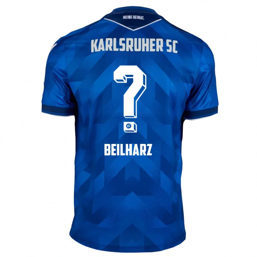 Danxen Criança Camisola Charlotte Beilharz #0 Azul Branco Principal 2025/26 Camisa Brasil