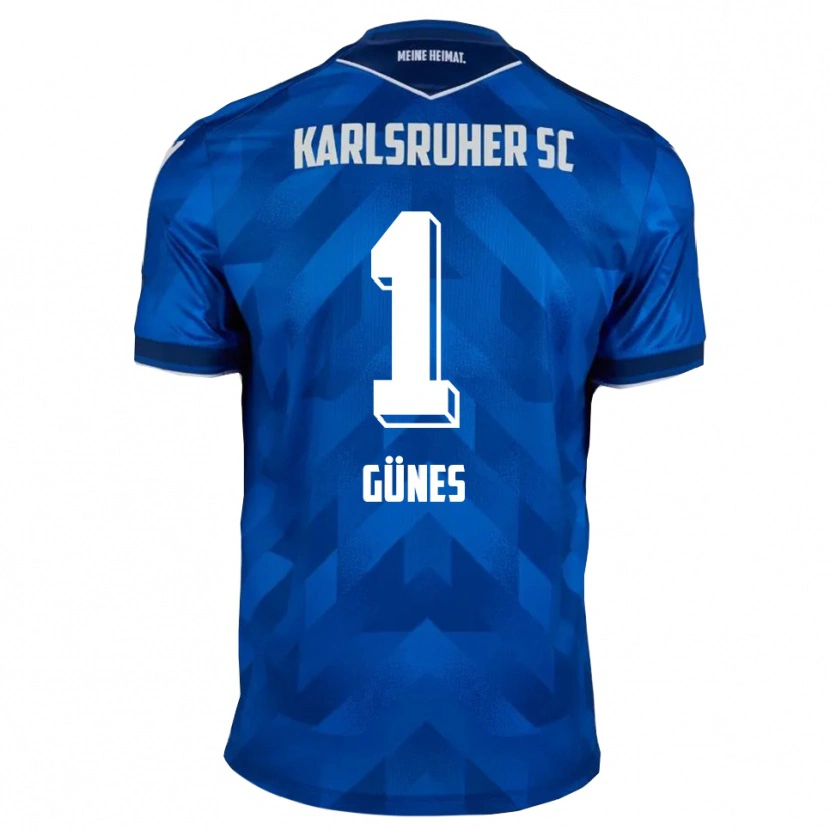 Danxen Criança Camisola Kamil Günes #1 Azul Branco Principal 2025/26 Camisa Brasil