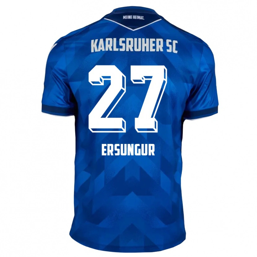 Danxen Criança Camisola Ali-Eren Ersungur #27 Azul Branco Principal 2025/26 Camisa Brasil