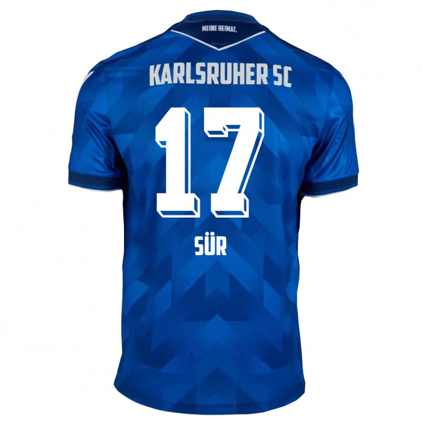 Danxen Criança Camisola Devin Sür #17 Azul Branco Principal 2025/26 Camisa Brasil