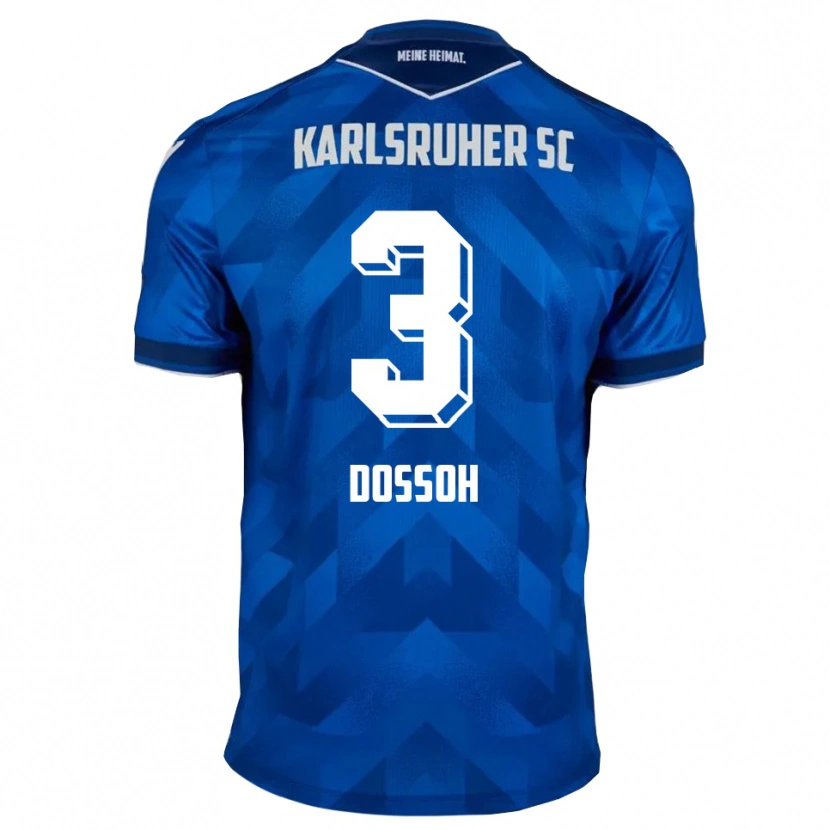 Danxen Criança Camisola Mael Dossoh #3 Azul Branco Principal 2025/26 Camisa Brasil