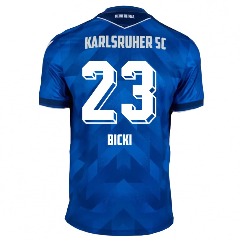 Danxen Criança Camisola Bekem Bicki #23 Azul Branco Principal 2025/26 Camisa Brasil