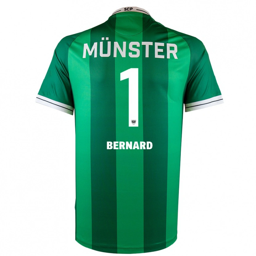 Danxen Criança Camisola Jan Bernard #1 Verde Branco Principal 2025/26 Camisa Brasil