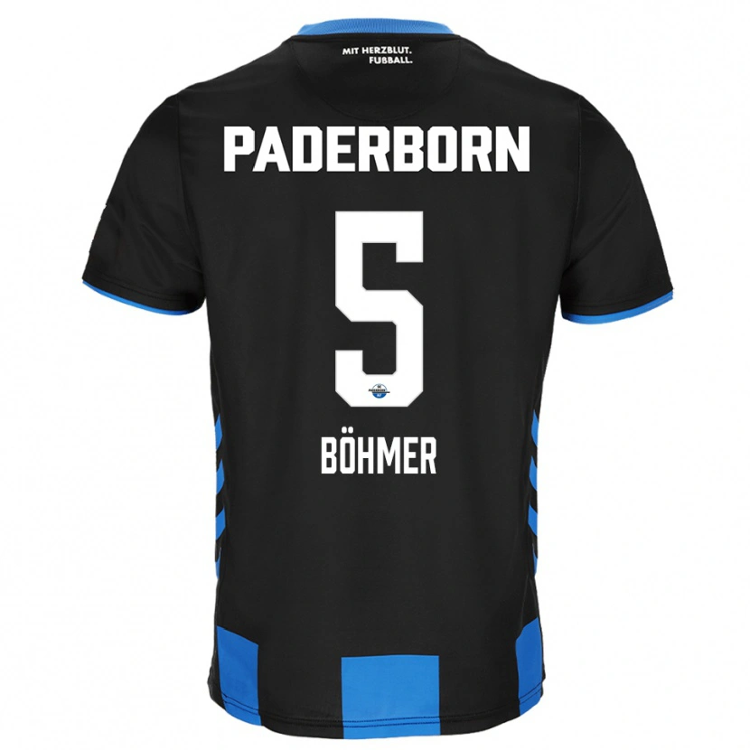Danxen Criança Camisola Tim Böhmer #5 Preto Azul Principal 2025/26 Camisa Brasil