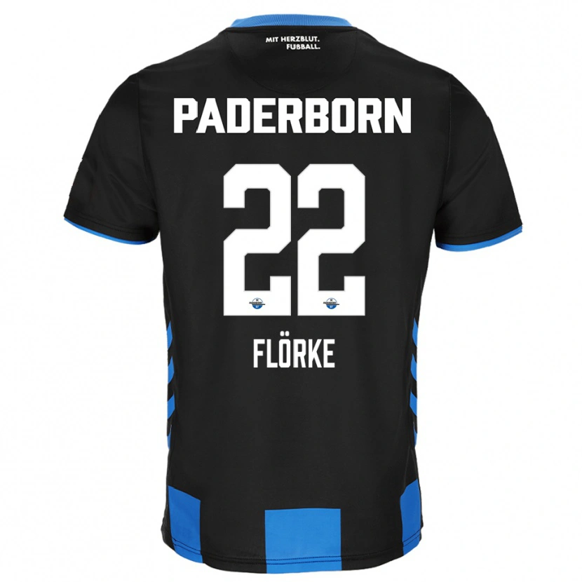 Danxen Criança Camisola Luis Flörke #22 Preto Azul Principal 2025/26 Camisa Brasil