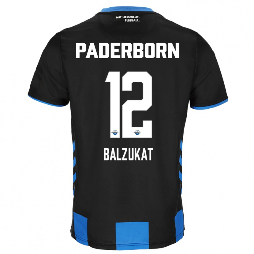 Danxen Criança Camisola Jens Balzukat #12 Preto Azul Principal 2025/26 Camisa Brasil