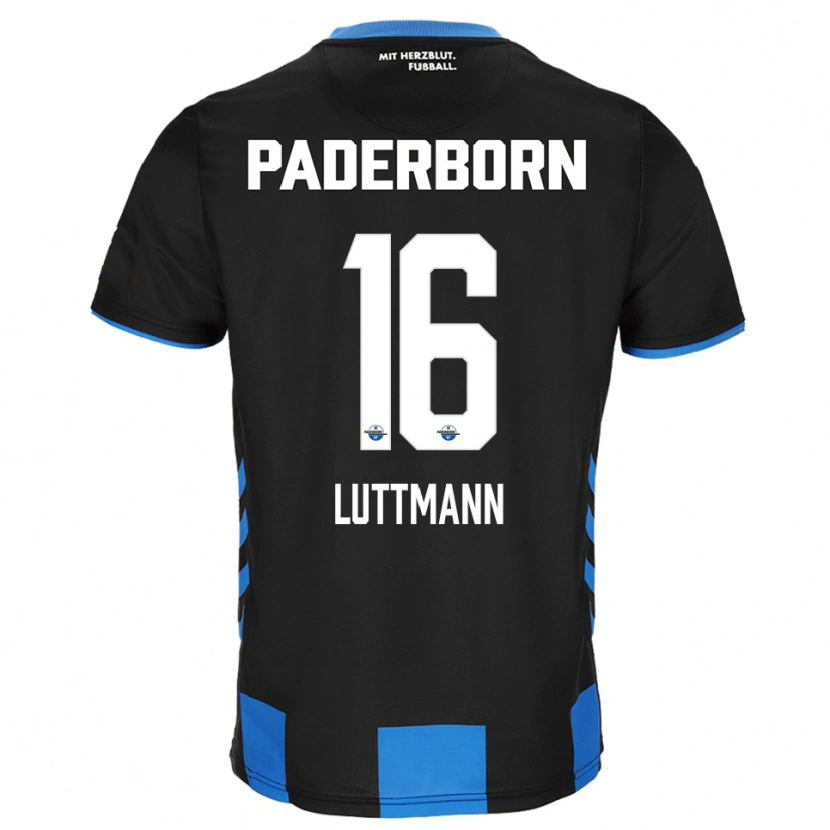 Danxen Criança Camisola Magnus Luttmann #16 Preto Azul Principal 2025/26 Camisa Brasil