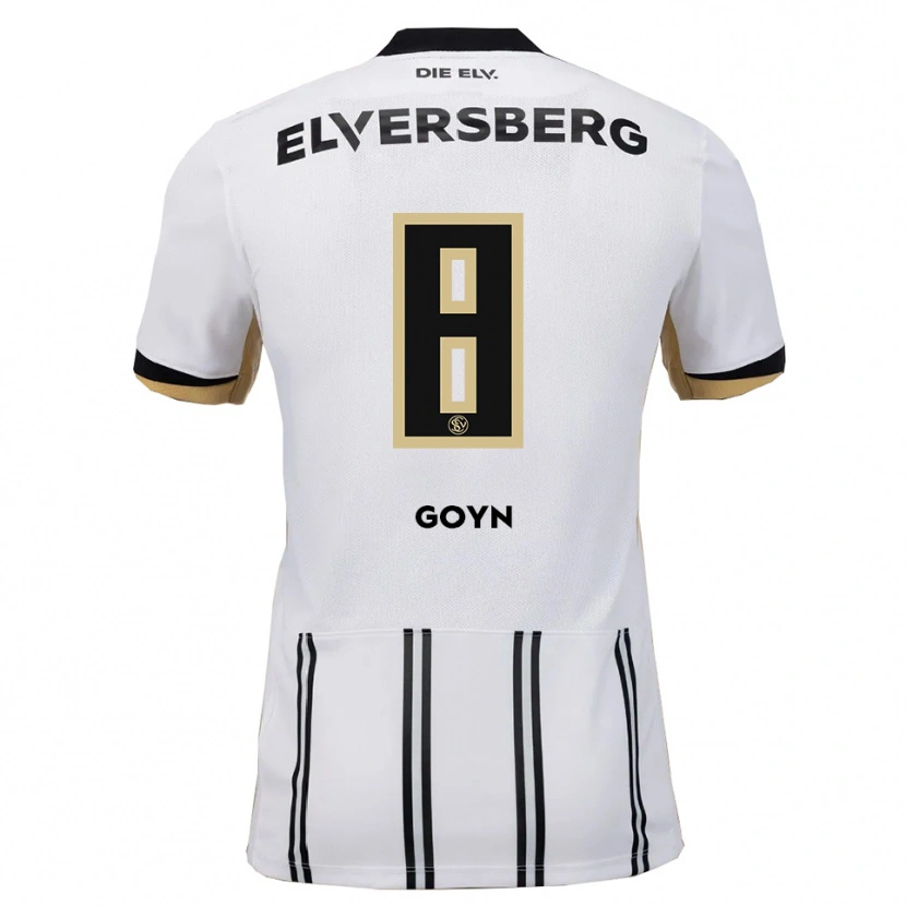 Danxen Criança Camisola Melina Goyn #8 Branco Preto Principal 2025/26 Camisa Brasil