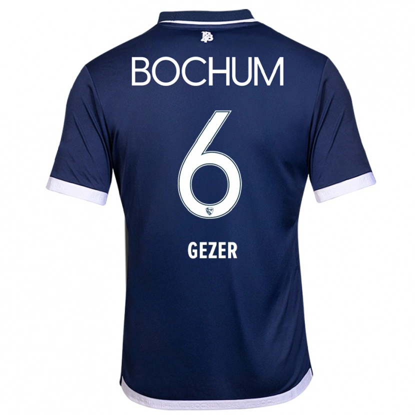 Danxen Criança Camisola Joel Gezer #6 Azul Marinho Branco Principal 2025/26 Camisa Brasil