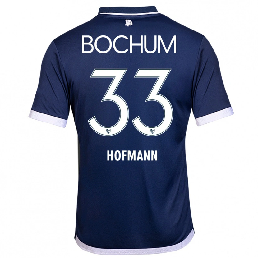 Danxen Criança Camisola Philipp Hofmann #33 Azul Marinho Branco Principal 2025/26 Camisa Brasil