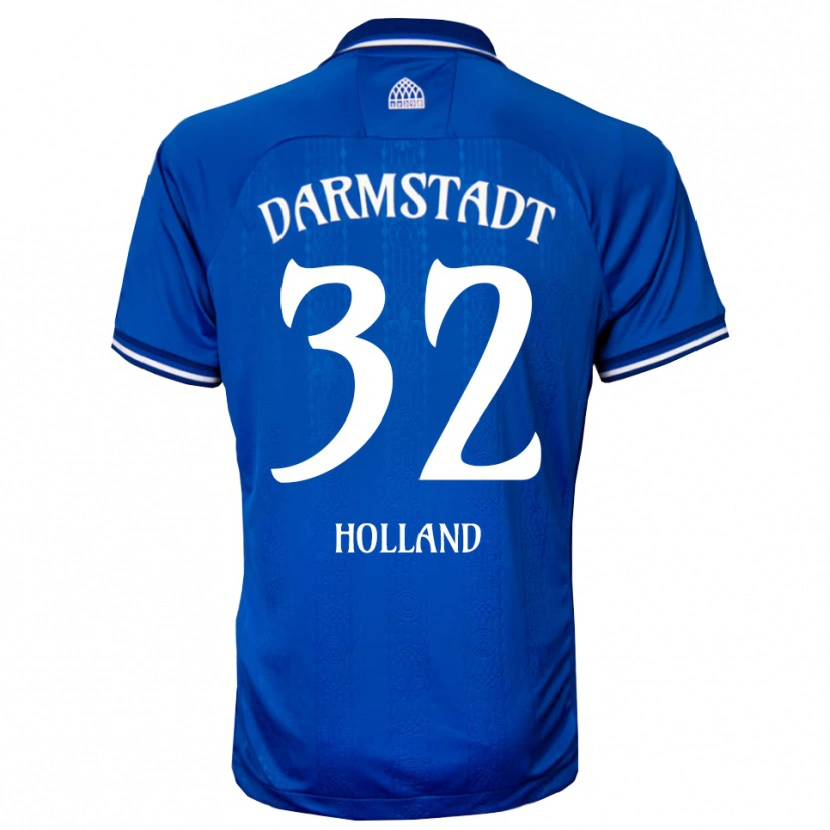 Danxen Criança Camisola Fabian Holland #32 Azul Branco Principal 2025/26 Camisa Brasil