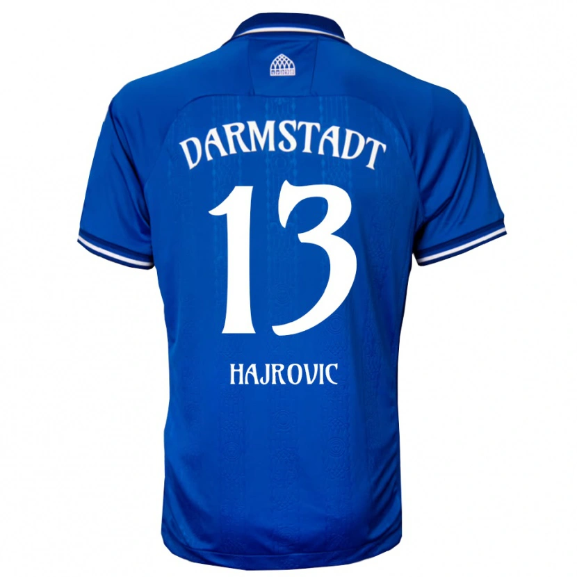 Danxen Criança Camisola Vahid Hajrovic #13 Azul Branco Principal 2025/26 Camisa Brasil