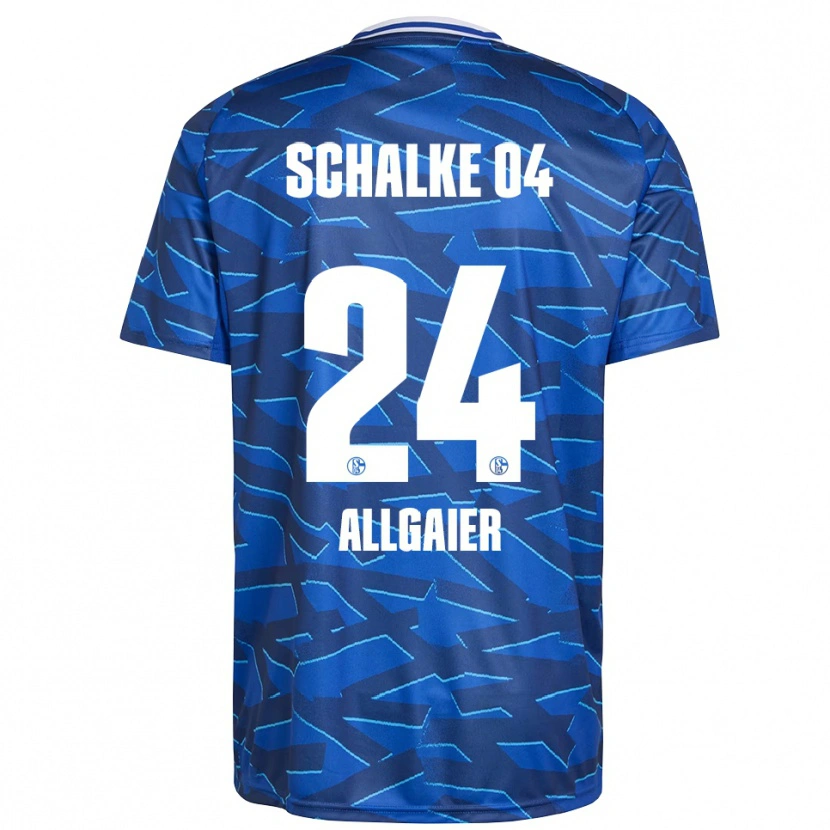 Danxen Criança Camisola Felix Allgaier #24 Azul Royal Branco Principal 2025/26 Camisa Brasil