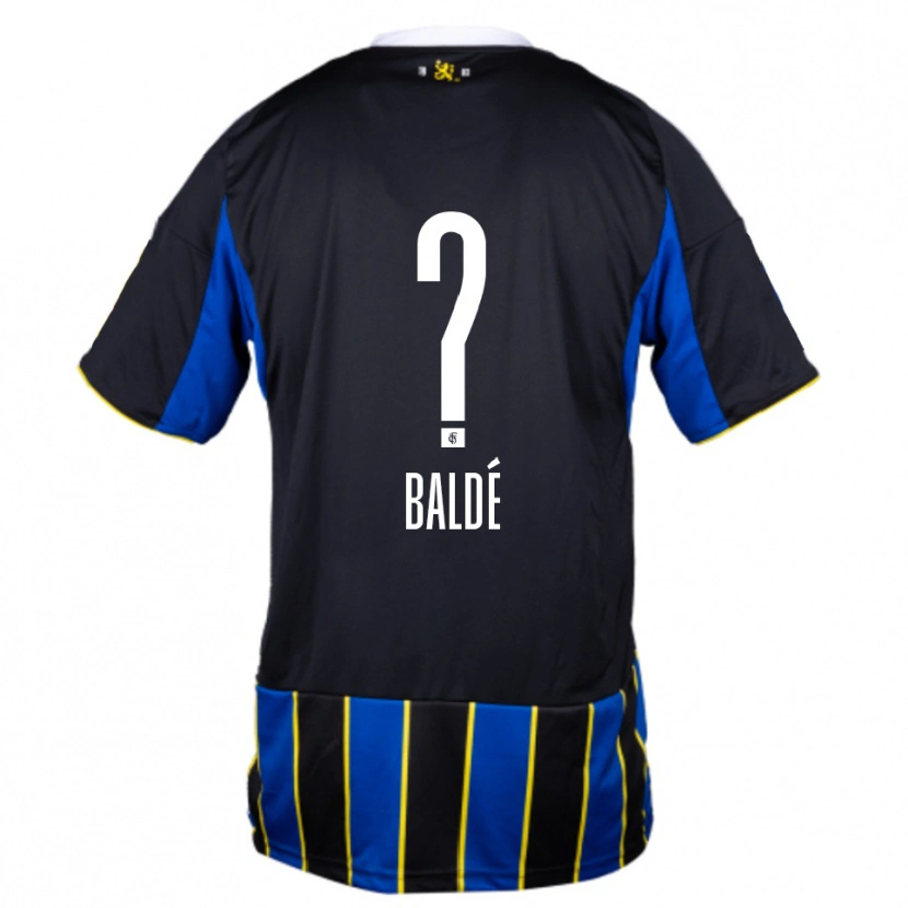 Danxen Criança Camisola Madi Baldé #0 Azul Preto Amarelo Principal 2025/26 Camisa Brasil