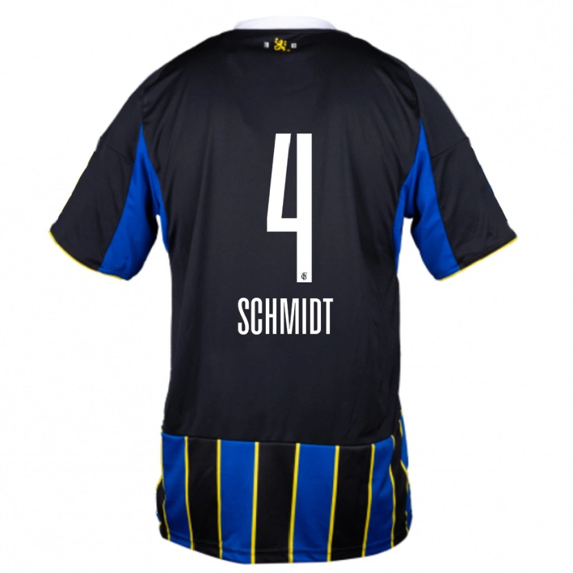 Danxen Criança Camisola Louis Schmidt #4 Azul Preto Amarelo Principal 2025/26 Camisa Brasil