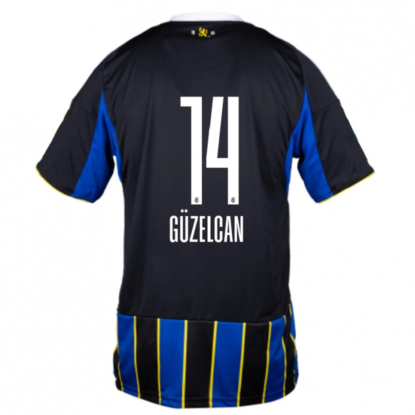 Danxen Criança Camisola Devin Güzelcan #14 Azul Preto Amarelo Principal 2025/26 Camisa Brasil