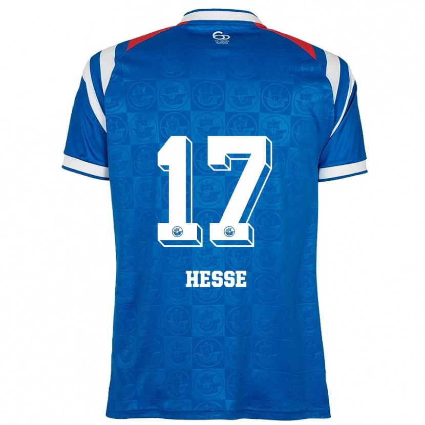 Danxen Criança Camisola Julia Hesse #17 Azul Branco Vermelho Principal 2025/26 Camisa Brasil
