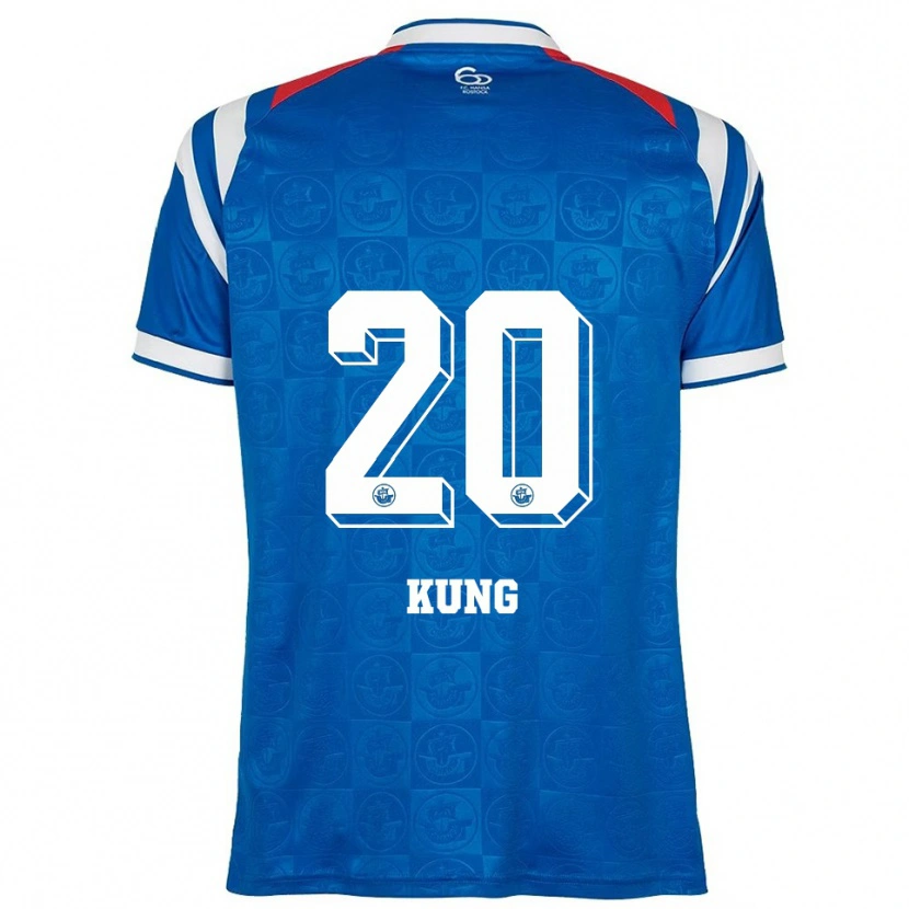 Danxen Criança Camisola Loretta Kung #20 Azul Branco Vermelho Principal 2025/26 Camisa Brasil