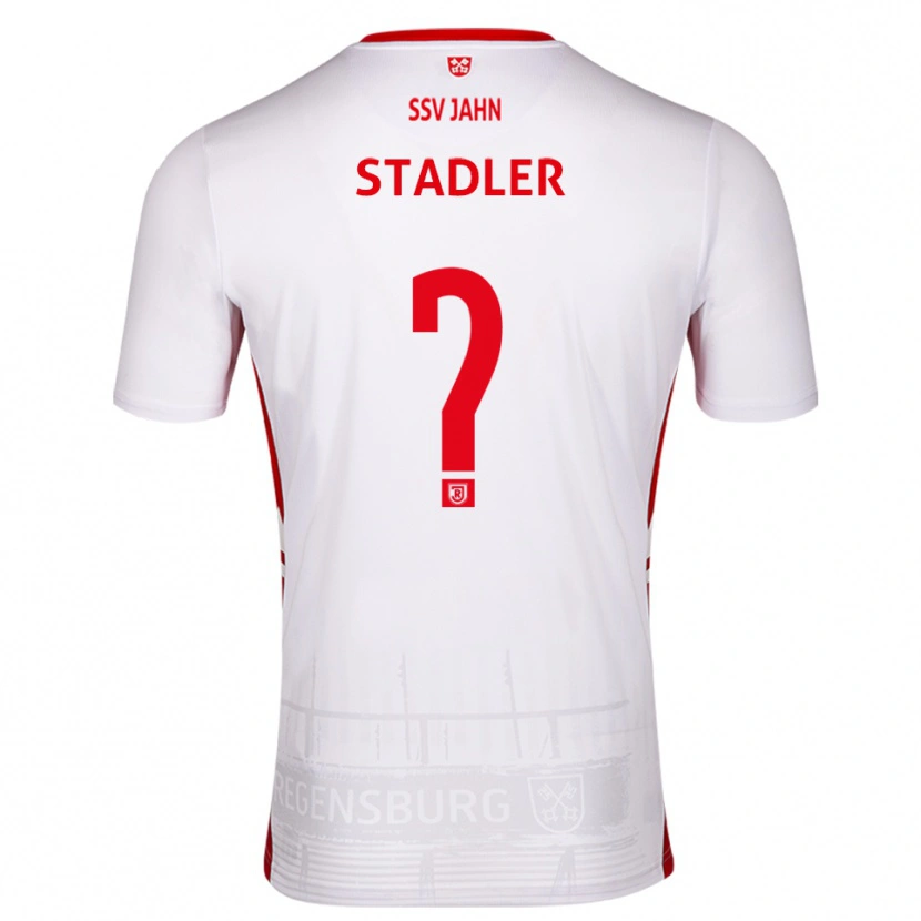 Danxen Criança Camisola Sebastian Stadler #0 Branco Vermelho Principal 2025/26 Camisa Brasil