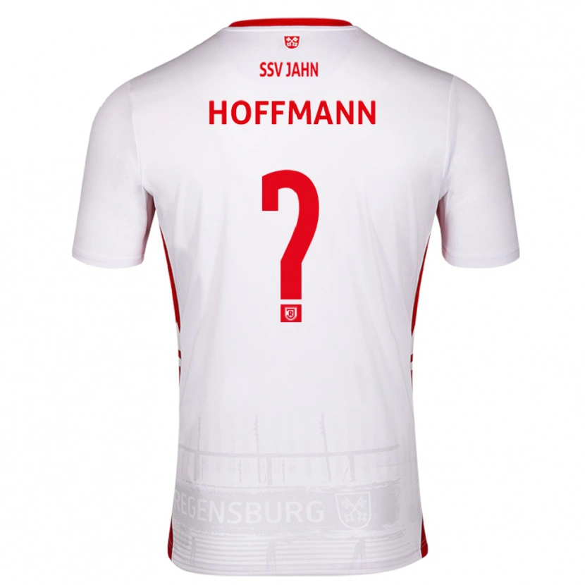 Danxen Criança Camisola Leon Hoffmann #0 Branco Vermelho Principal 2025/26 Camisa Brasil
